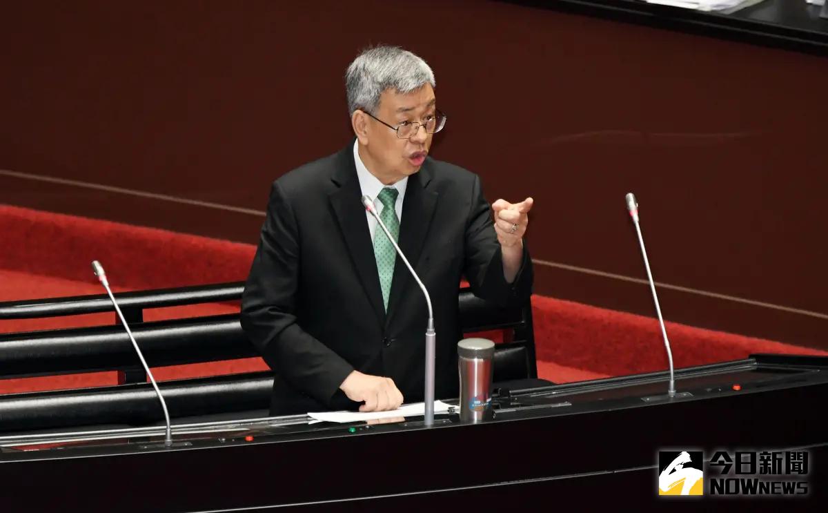 ▲洪孟楷稱綠營議員王世堅稱陳吉仲是「民進黨執政破口」，陳建仁回應表示不同意這說法。（圖／記者林調遜攝，2023.09.22）