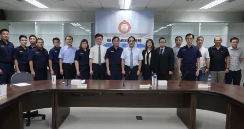 為維護總統、立委大選公平,北檢檢察長鄭銘謙近日奔走北市4警分局座談 松山 ▲為維護總統、立委大選公平,北檢檢察長鄭銘謙近日奔走北市4警分局座談(圖/北檢提供)