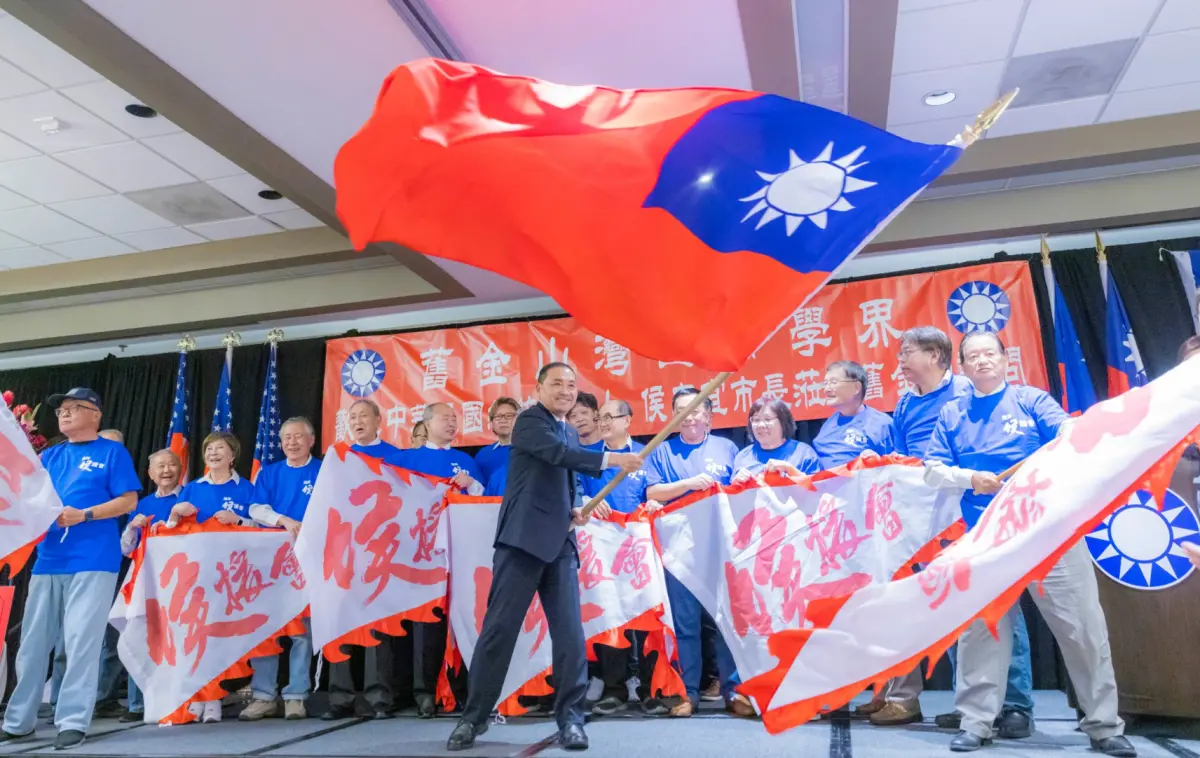 ▲侯友宜訪美行結束，但有綠媒曲解美學者談話，遭侯競辦批造謠一條龍。（圖／侯辦提供）