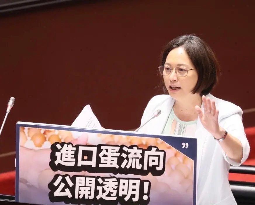 ▲針對進口蛋危機，賴香伶勸告行政院長陳建仁，誠實面對政策瑕疵，才能真正解決問題。（圖／賴香伶辦公室提供）