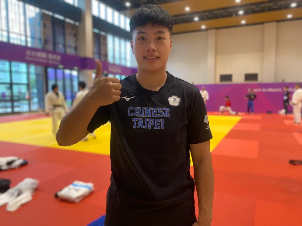 ▲柔道女將蔡佳雯在本屆杭州亞運有望成為黑馬，甚至挑戰金牌。記者廖聿偉射