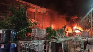 屏東科技園區「二度爆炸」現場畫面曝！1消防員殉職、22人輕重傷
