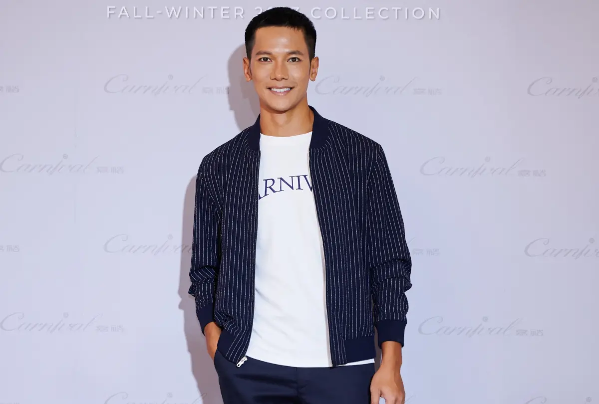 ▲梁瀚名一直被爸媽催婚，透露夢幻理想型是女神迪麗熱巴。（圖／嘉裕西服提供）