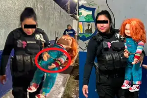 墨西哥員警逮捕「鬼娃恰吉」！上銬照片瘋傳　網：墨西哥又做到了
