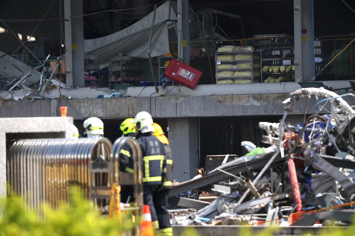 ▲ 屏東明揚國際工廠發生爆炸大火，釀成嚴重死傷。（圖／陳明中攝）