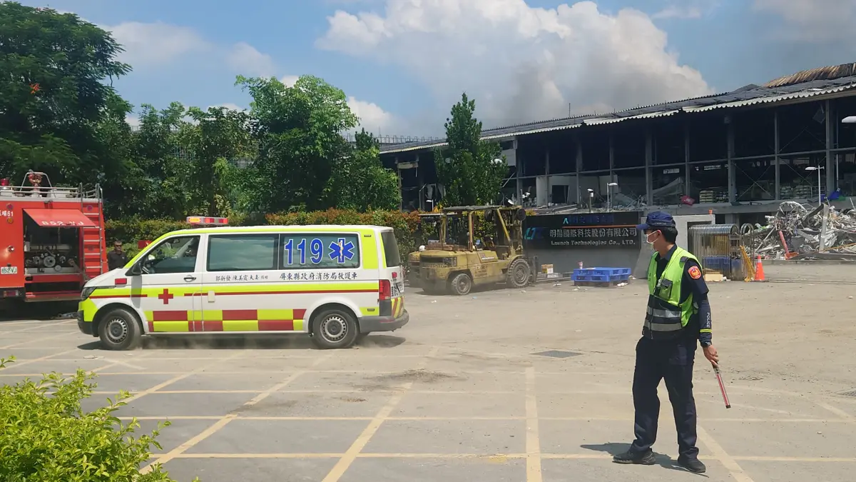 ▲明揚大火最後一名失聯者，終於在今（24）日下午被尋獲。（圖／記者鄭婷襄攝，2023.09.24）