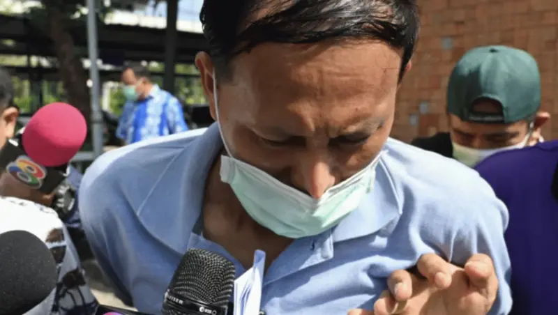 ▲泰國一名男子涉嫌殺害女兒被捕，自曝還殺了4個兒子。（圖／翻攝自Wassayos Ngamkham）