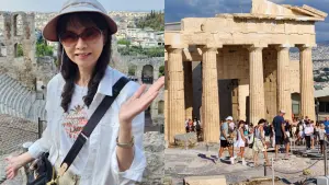 ▲李碧華分享今年8月到希臘旅遊生活，讓粉絲們充滿驚喜。（圖／李碧華粉絲團FB）