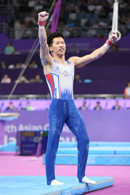 ▲中華體操男團李智凱領軍，拿下團體銅牌，在鞍馬項目又獲得金牌。（圖／中華奧會提供）