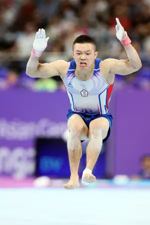 ▲中華體操男團在杭州亞運體操項目拿下團體銅牌，林冠儀表現出色。（圖／中華奧會提供）