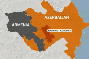 ▲納戈爾諾．卡拉巴赫地區是位於亞塞拜然與亞美尼亞之間的爭議地區。（圖／翻攝自半島電視台）