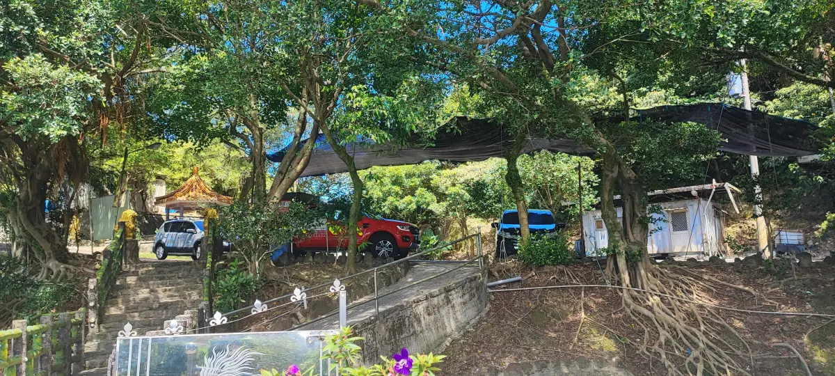 ▲基隆天外天墓園附近，今（25）日上午11時許，傳出蜂螫事件。（圖／翻攝畫面）