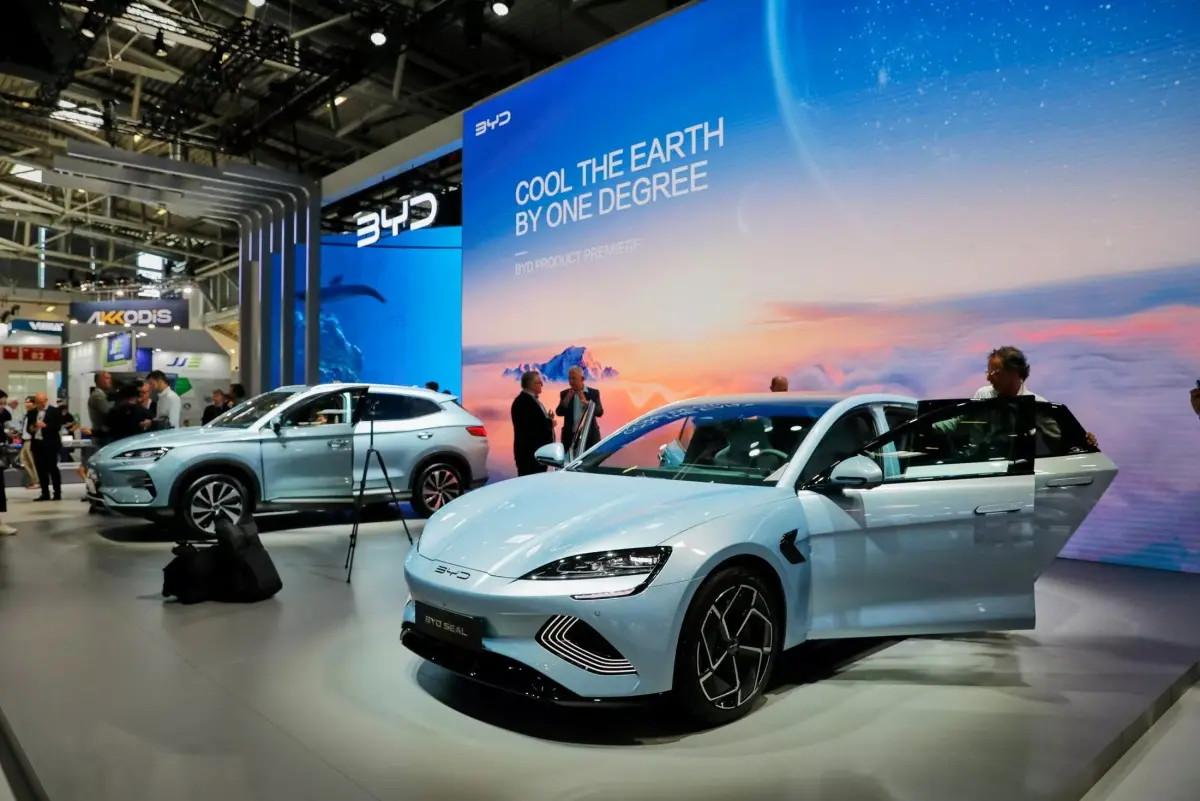 ▲比亞迪為中國電動車大廠。（圖／資料照片）