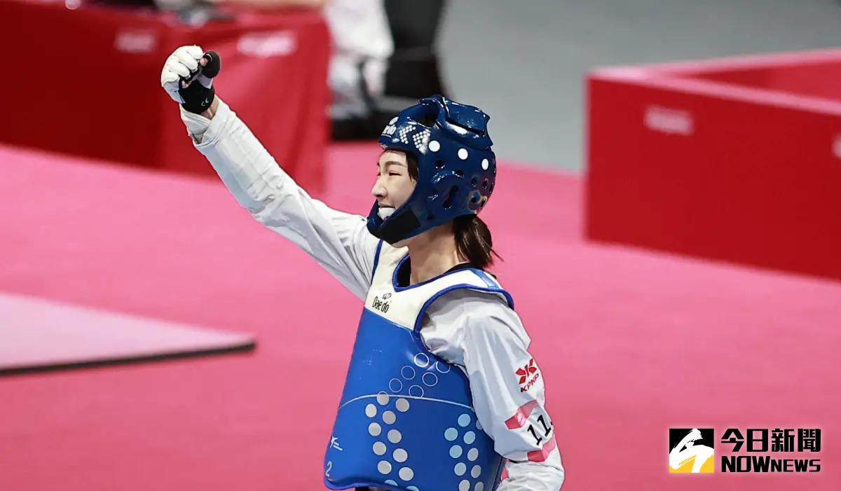 ▲台灣女子53公斤級好手林唯均在杭州亞運表現出色，為我國拿下一面金牌。（圖／特派記者葉政勳攝）