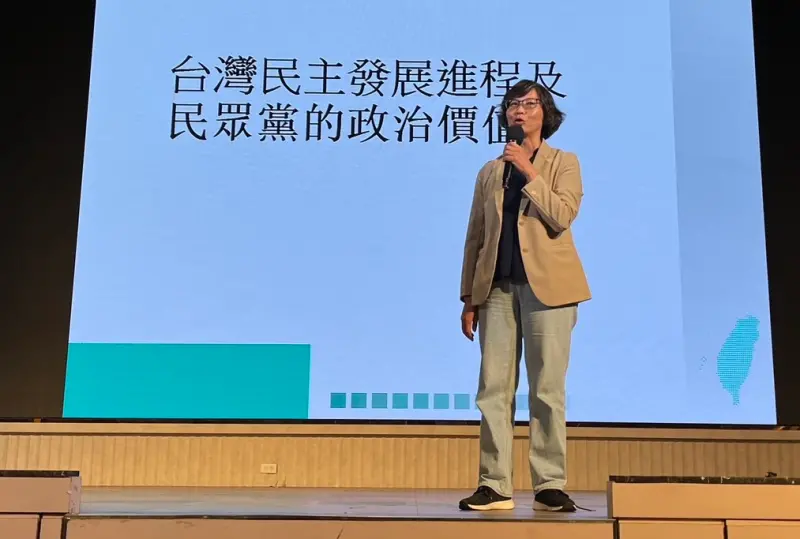 ▲即使民調支持度被蔡其昌輾壓，蔡壁如始終樂觀相信，未來支持度還有很大成長空間。（圖／蔡壁如競辦提供，2023.09.26）