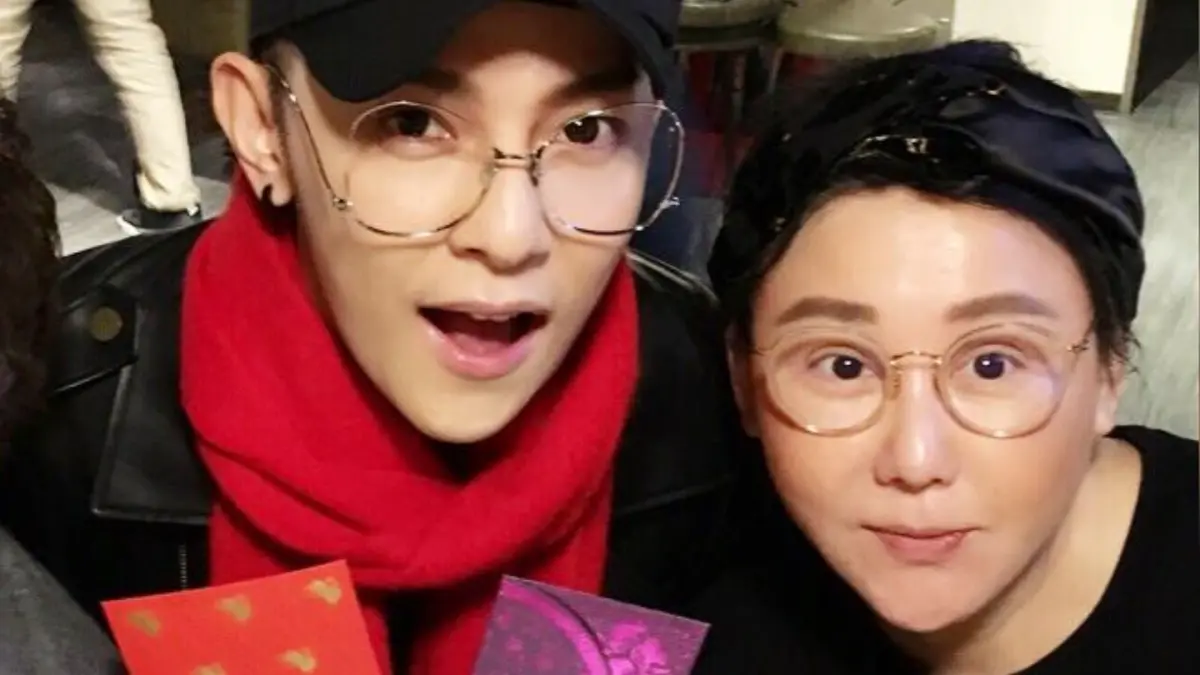 ▲汪東城（左）和藍心湄關係親如母子，感情好到傳出烏龍緋聞。（圖 ／翻攝自汪東城IG）