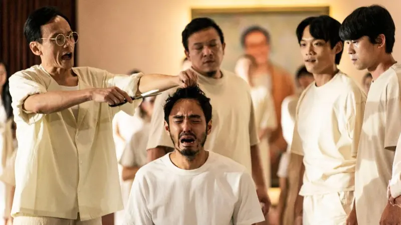 ▲有民眾惡搞《周處除三害》電影劇照,將尊者換成蔡英文及賴清德。(圖/一種態度電影股份有限公司)
