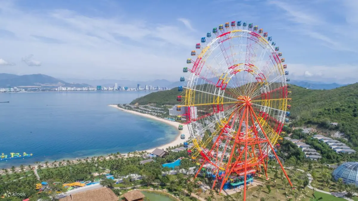 ▲芽莊VinWonders主題樂園有越南最大的摩天輪。（圖／Klook）