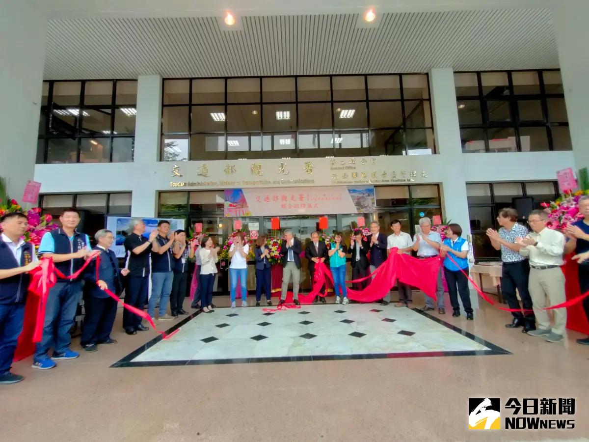 ▲交通部觀光署霧峰第二辦公室參山國家風景區管理處揭牌(圖／柳榮俊攝2023.9.28)