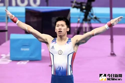 ▲中華體操選手李智凱在杭州亞運拿下男子鞍馬金牌，完成二連霸，寫下歷史新猷。（圖／特派記者葉政勳攝）