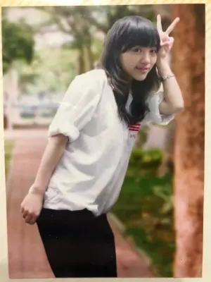 黃捷 ▲就讀高雄女中時期的黃捷。(圖/黃捷提供)