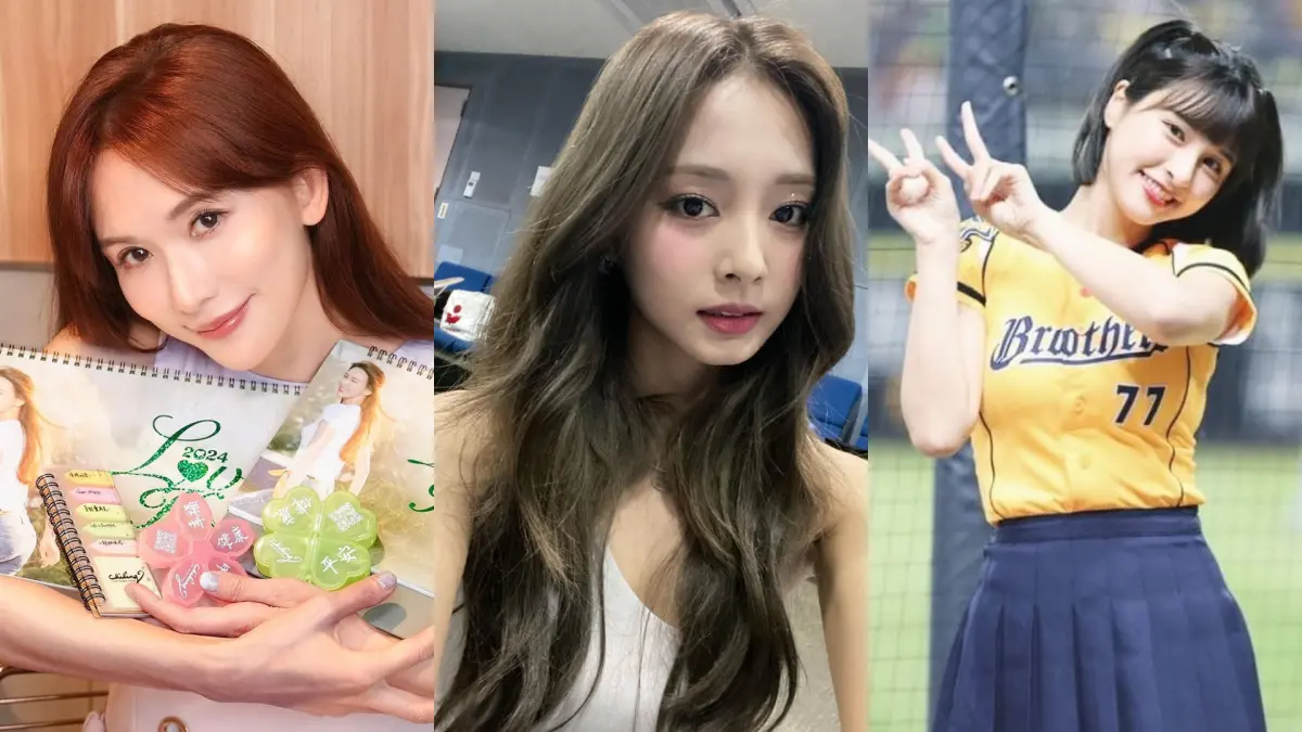 ▲林志玲（左）在「2023台灣女生最想擁有臉蛋」排名中輸給周子瑜（中），有946位女生不挺她，另外，啦啦隊女神只有峮峮入圍，成為最後一名。（圖／林志玲IG、周子瑜IG、峮峮IG）