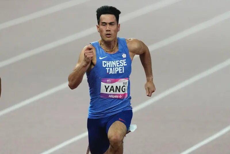 ▲「台灣最速男」楊俊瀚在男子200公尺決賽拿下銅牌。（圖／中華奧會提供）