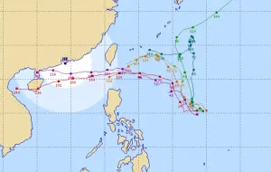 ▲目前小犬颱風預計會朝巴士海峽至呂宋島一帶移動，不過仍有其它國家預測路徑會北轉，下週一、二才會更為明朗。（圖／翻攝Typhoon2000）