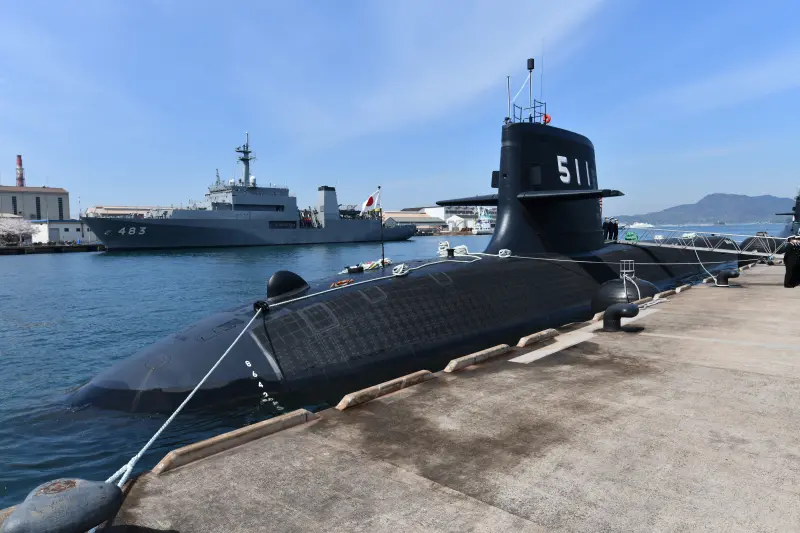 ▲日本蒼龍級潛艦最後2艘凰龍號(舷號SS-511)與鬥龍號(舷號SS-512)已捨棄傳統AIP,成為全鋰電潛艦。圖為鳳龍號。(圖/日本海上自衛隊)