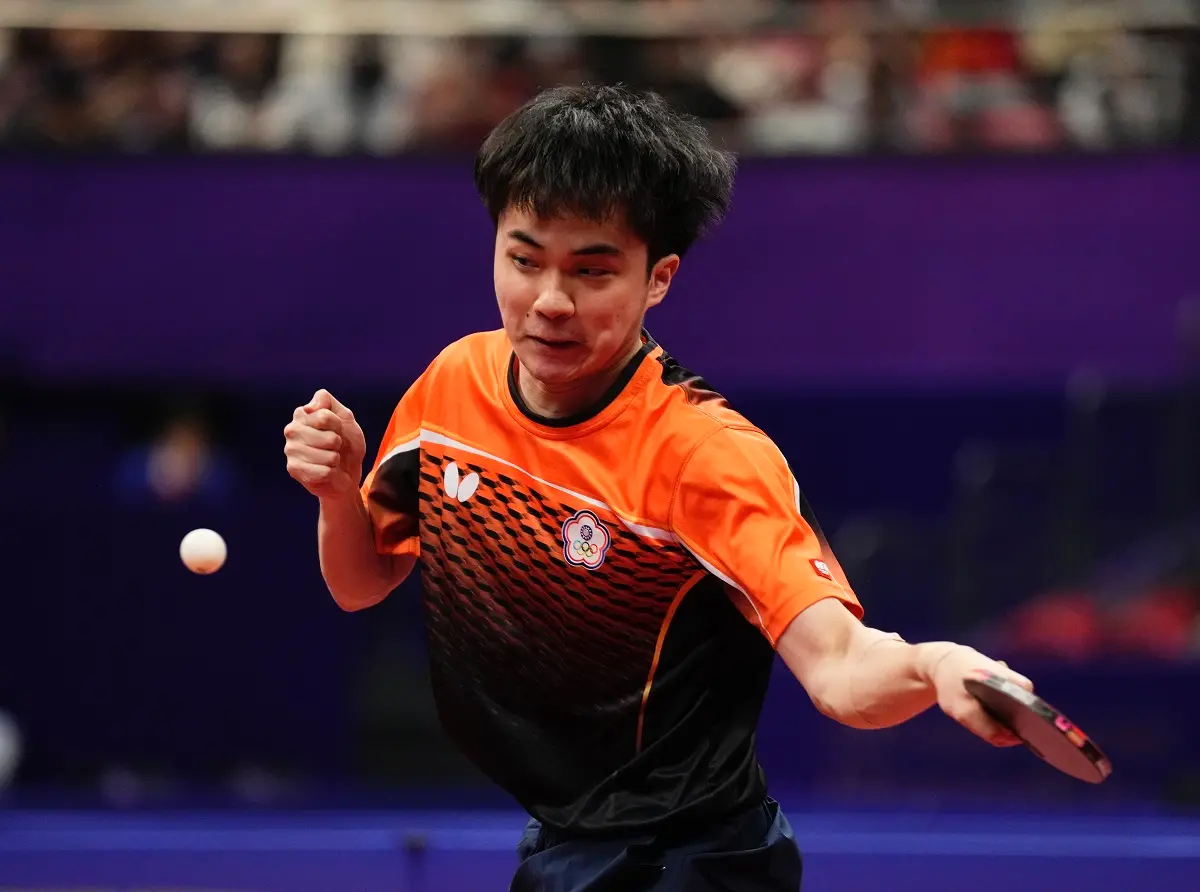 ▲桌球好手林昀儒只用了22分鐘，就以直落三晉級四強。（圖／中華奧會提供）