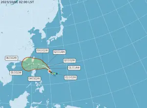 小犬颱風「今天開始增強」！暴風圈可能觸陸　最大風雨時程曝光
