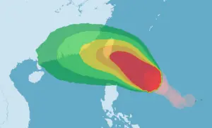 小犬颱風來勢洶洶！專家估「中心登陸地點」　半個台灣躲不過大雨
