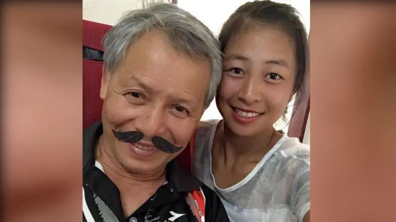 ▲謝子龍在39歲那年突然瘋狂愛上網球，甚至立刻幫兒女報名網球課程，把所有子女拉下陪他，右為謝淑薇妹妹謝語倢。（圖／取自謝語倢 Yu-Chieh Hsieh臉書）