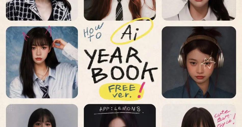 李孝利也瘋玩！EPIK App教學：用「AI Yearbook」做90年代畢業照| 3C