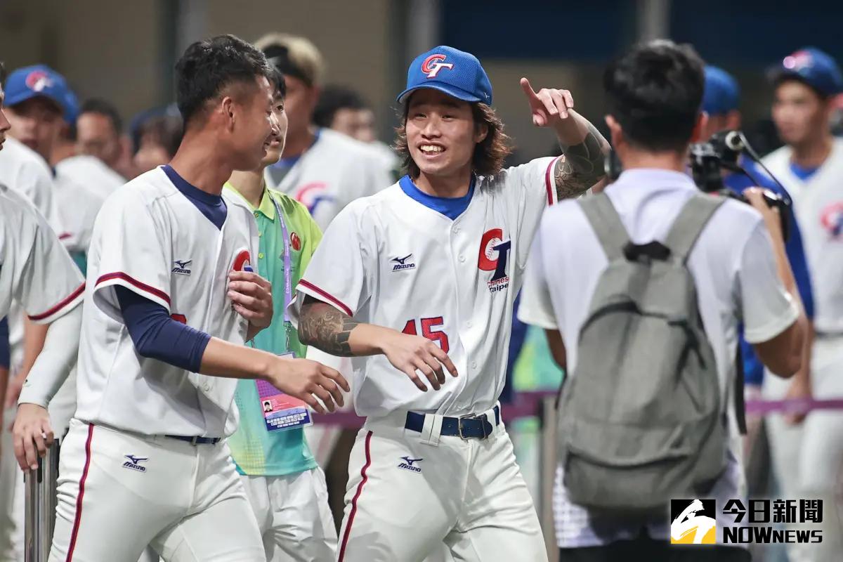 ▲林昱珉在台韓大戰繳出6局無失分、6次三振的表現，率領球隊以4:0贏球。（圖／特派記者葉政勳攝）