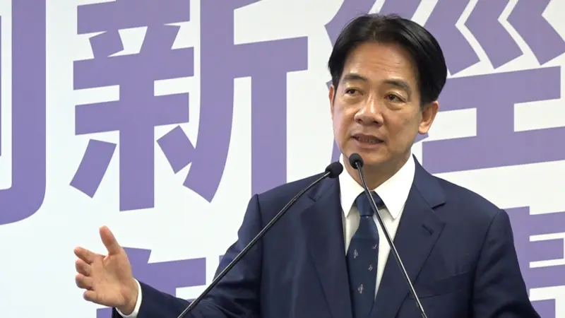 ▲賴清德第四場發表會以「創新經濟.智慧國家」為主軸。(圖/記者朱永強攝,2023.10.03)