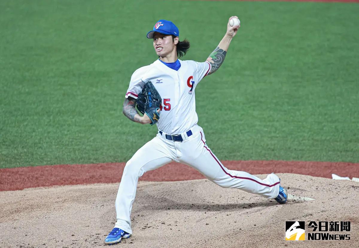 ▲中華隊投手林昱珉在這次杭州亞運表現優異。（圖／特派記者葉政勳攝 ）