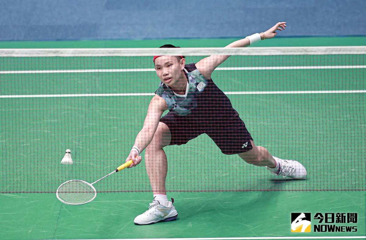 ▲杭州亞運羽球女子單打戴資穎大勝過關。（圖／特派記者葉政勳攝 ）