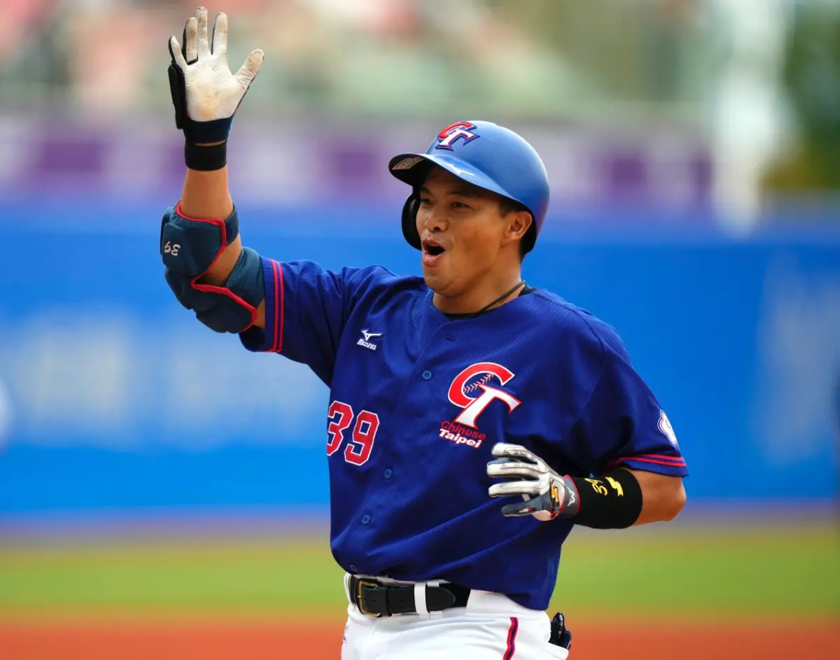 ▲吳念庭對富邦悍將開轟，顯示出狀元身手。（圖／中華奧會提供）