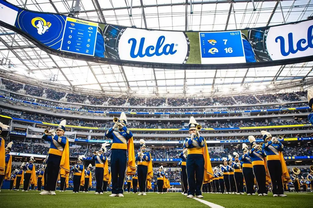 ▲有「純金之聲」美名的「UCLA棕熊行進樂隊」獲邀參加今年國慶大典，結束後將在10月14日於嘉義縣政府前廣場進行獨嘉演出。（圖／UCLA洛杉磯加利福尼亞大學提供）