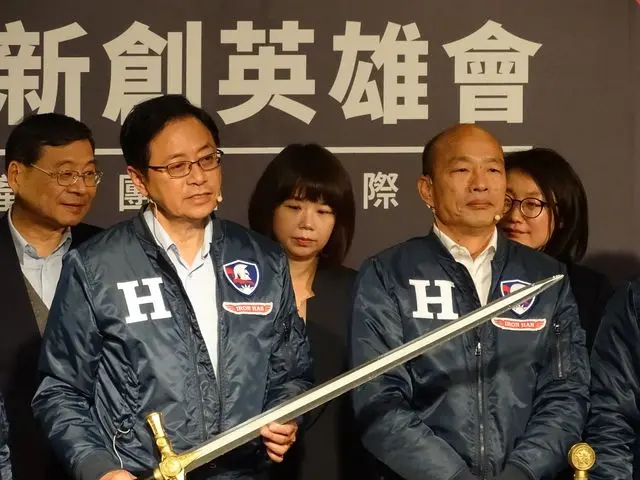 ▲2020年大選，張善政擔任國民黨候選人韓國瑜副手。（圖／記者呂炯昌攝）