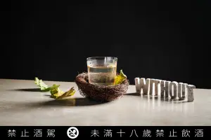 ▲無向 Bar Without Anhe推出《鳳頭蒼鷹》，以四柱橄欖葉琴酒，搭配略帶花香的獵人森林花崗岩草本苦酒等調出。（圖／左腦創意提供）