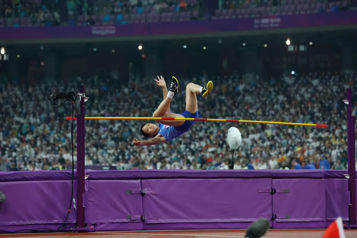 ▲「最強國中生」林沛萱3日在杭州亞運舞台完成參賽。（圖／中華奧會提供）