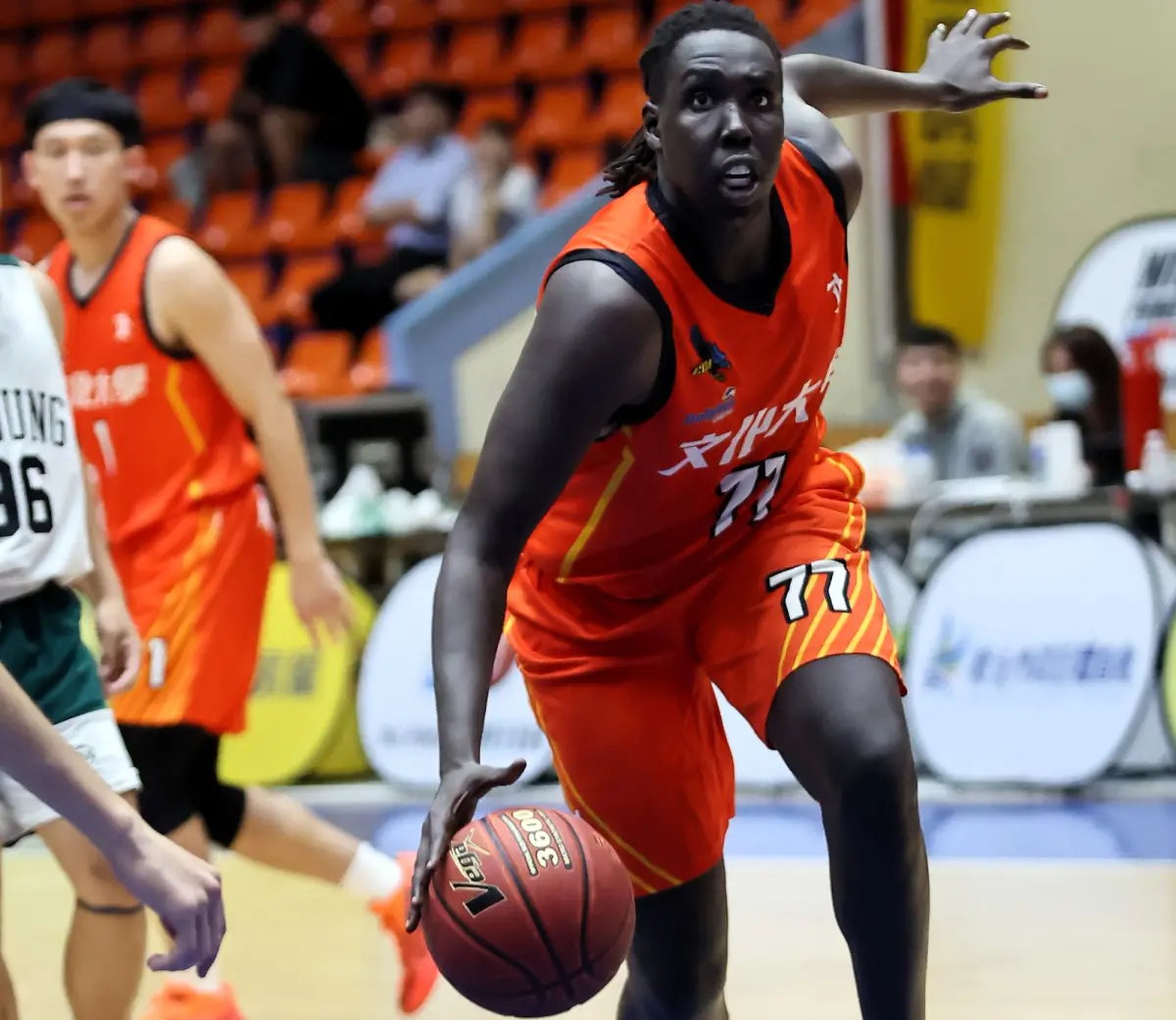 ▲永慶盃成UBA熱身賽，各校開箱外籍生試車，文化大學外籍生Ajou初亮相。官方提供