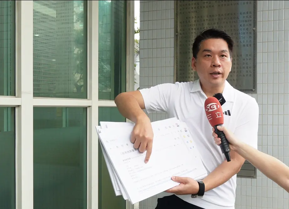 ▲李柏毅收到署名「黃明昭」警察署長的威脅信，已前往左營分局報案。（圖／李柏毅提供）