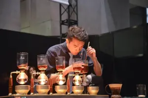 ▲此次比賽的咖啡豆，簡嘉誠選用台灣阿里山豆御香莊園的藝妓咖啡。（圖／皮思樂咖啡提供）