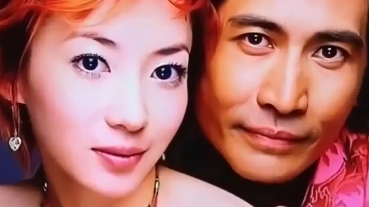 ▲齊秦（右）和王祖賢分手後，遇上嫩妻孫麗雅（左）。（圖／翻攝自微博）