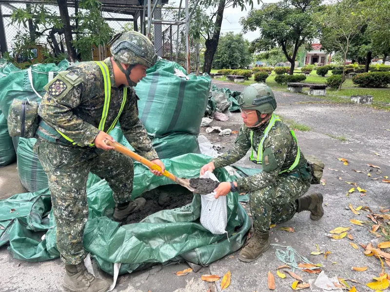 颱風小犬逼近 第二、四作戰區投入防災整備