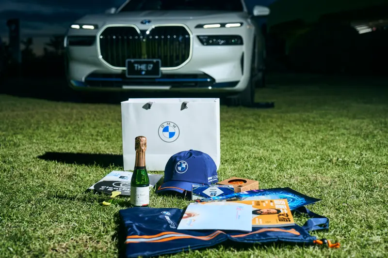 ▲星晨酒藏小夏凡系列無酒精香檳Ｘ ＢＭＷ 高爾夫球賽。（圖／品牌提供）