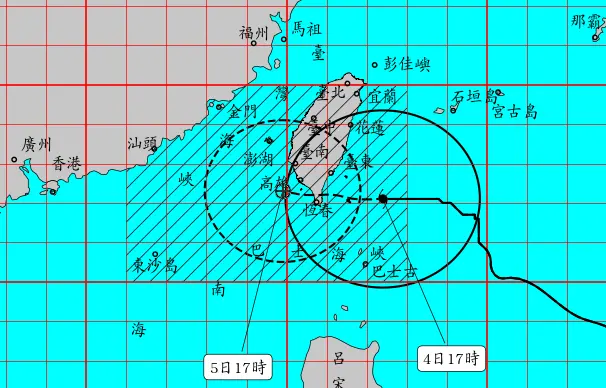 不斷更新／小犬颱風將抵台灣！小心暴雨夜襲　明上午登陸台東南端